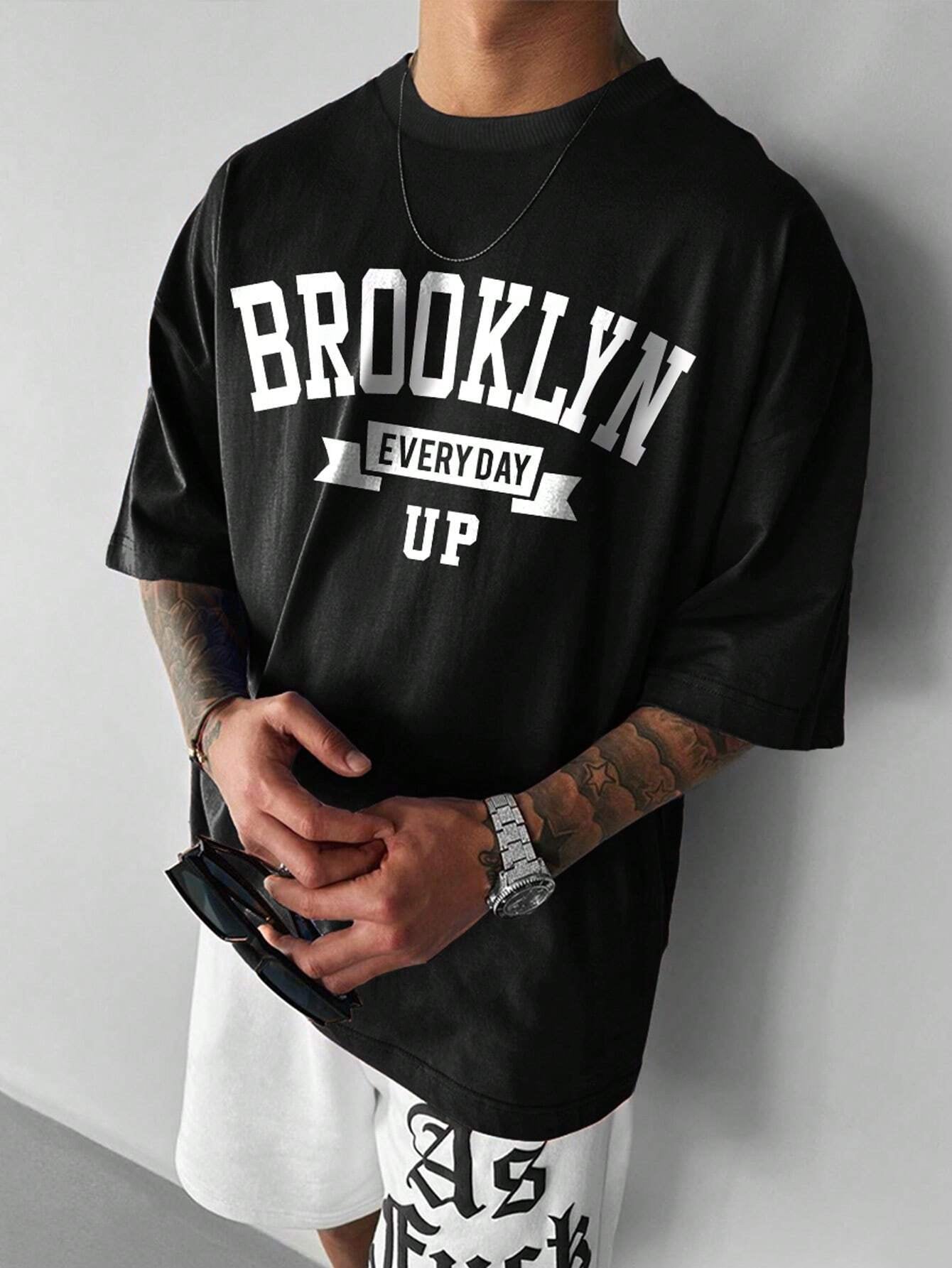 Printed Baggy Cotton T-Shirt | Mix Baazar
