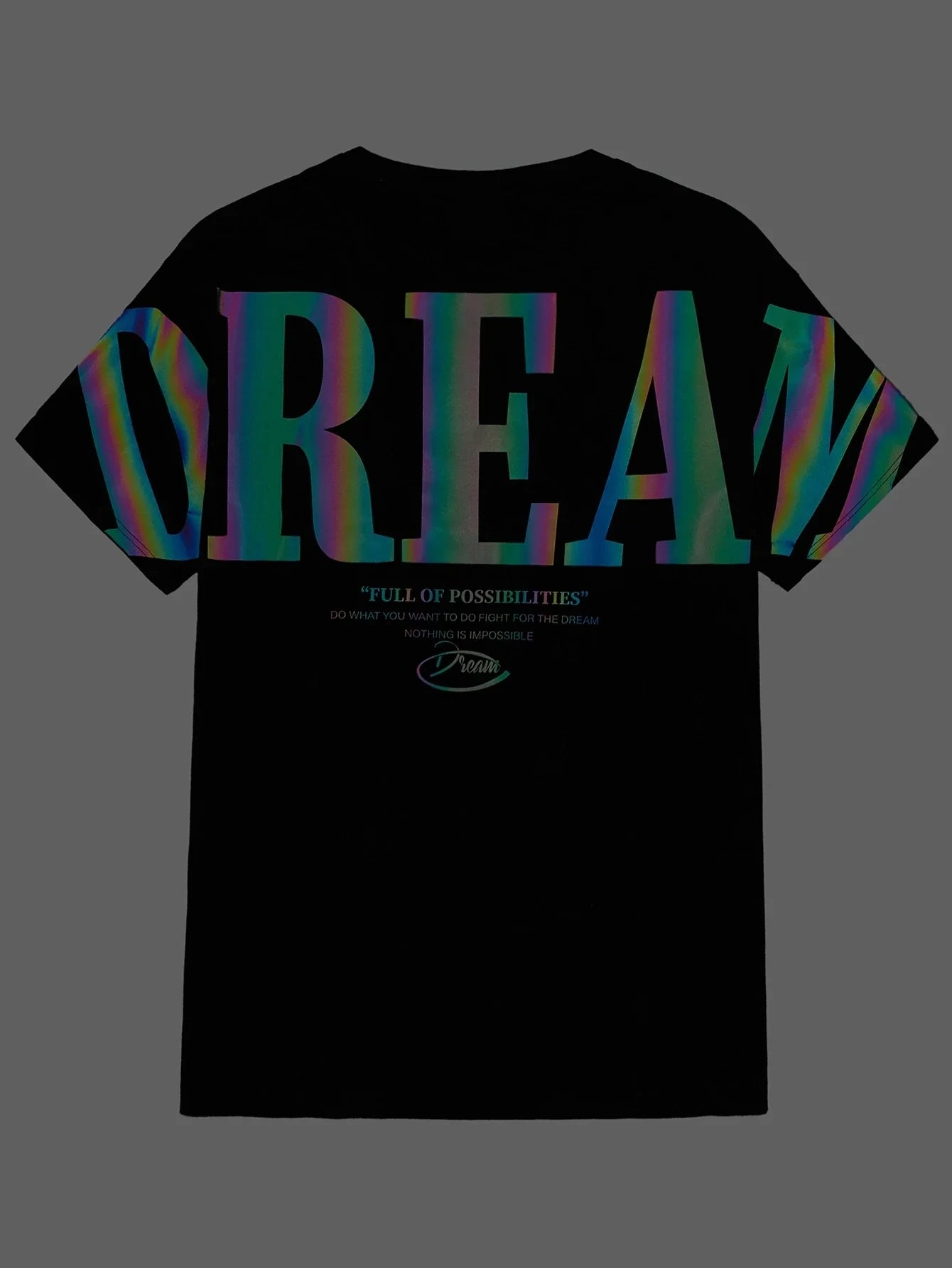 Statement Print Oversized Tee | Mix Baazar