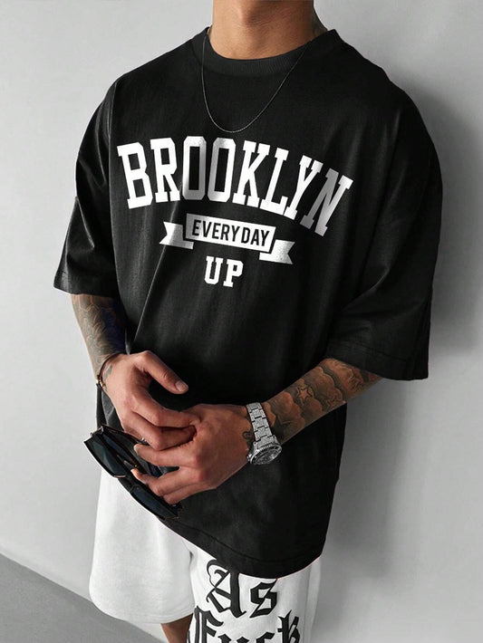 Printed Baggy Cotton T-Shirt | Mix Baazar