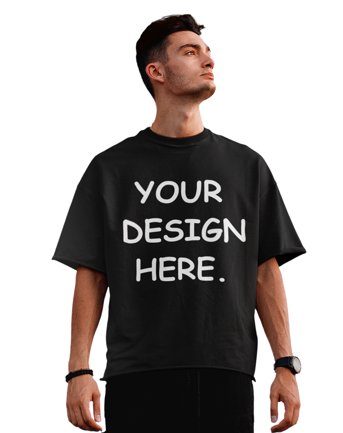 Minimal Graphic Oversized T-Shirt | Mix Baazar