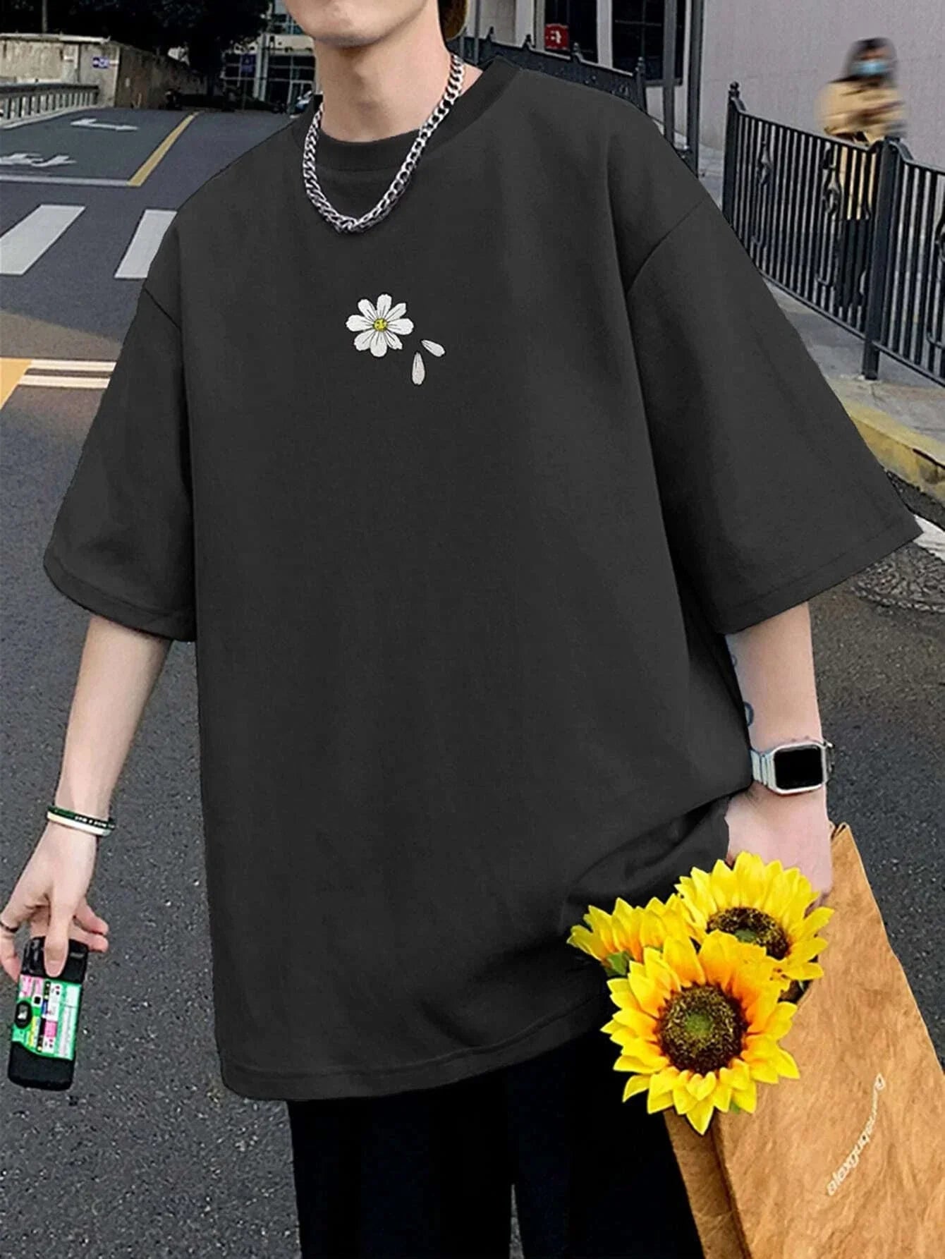 Retro Graphic Oversized Tee | Mix Baazar